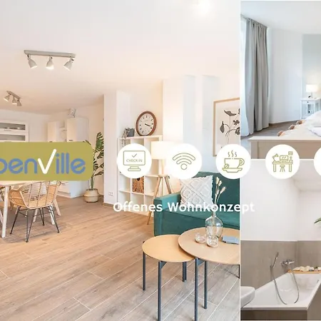 Apartman Benville Bv08 - Helle 92 Qm In - Ruhige Lage - Grosser Garten & Oepnv Fusslaeufig *