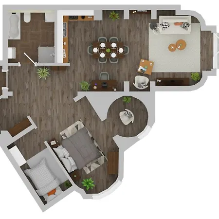 Apartament Benville Bv08 - Helle 92 Qm In - Ruhige Lage - Grosser Garten & Oepnv Fusslaeufig